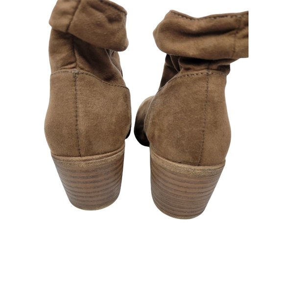 American Eagle Ankle Slouch boot  Shoe size 7 Tan brown  Solid Man made materia… - Picture 2 of 7